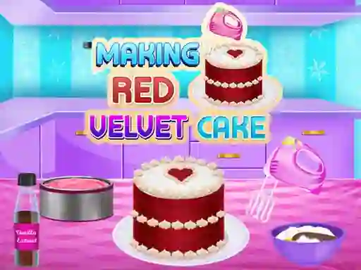 खेल Making Red Velvet Cake ऑनलाइन