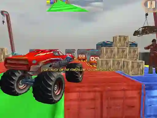 खेल Monster Truck Driving Stunt Game Sim ऑनलाइन