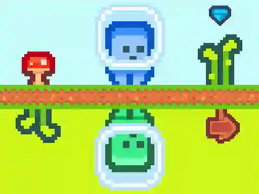 खेल Two Aliens Adventure ऑनलाइन