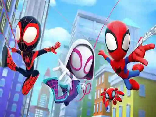 खेल Spidey and his Amazing Friends Swing Into Action! ऑनलाइन