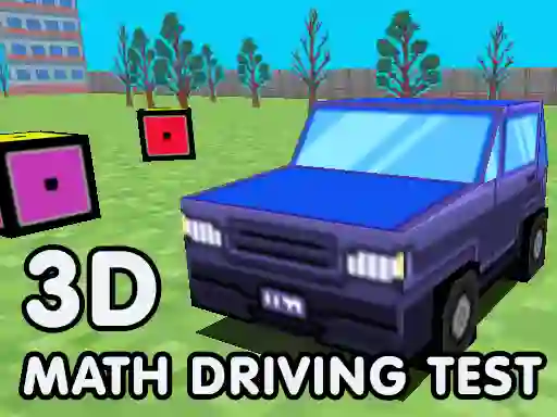 खेल 3D Math Driving Test ऑनलाइन