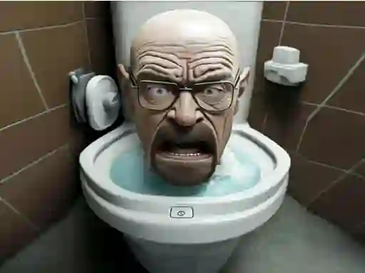 खेल Funny Skibidi Toilet Face ऑनलाइन