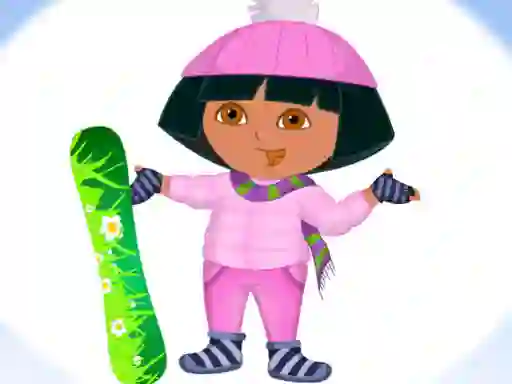 खेल Dora Ski Winter Dressup ऑनलाइन