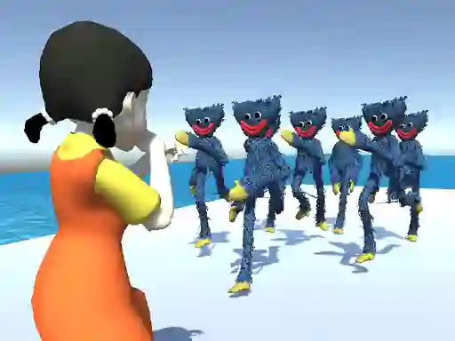 खेल Doll Fight Huggy ऑनलाइन