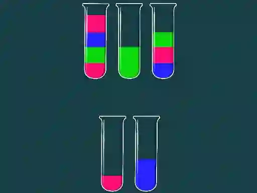 खेल Water Sorting Color in the bottle ऑनलाइन