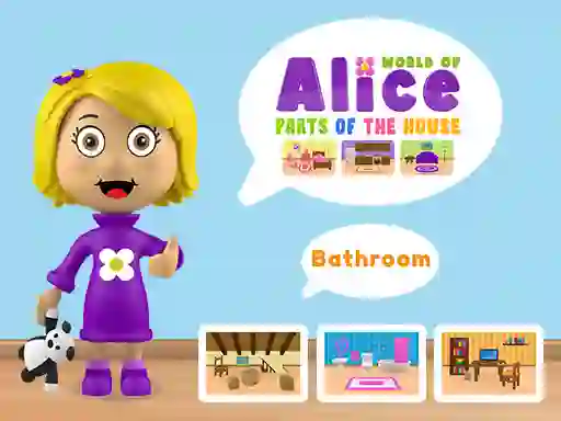 खेल World of Alice Parts of the House ऑनलाइन