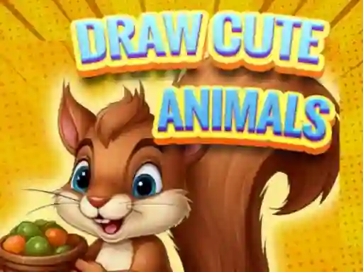 खेल Draw Cute Animals ऑनलाइन