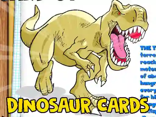 खेल Dinosaur Cards ऑनलाइन