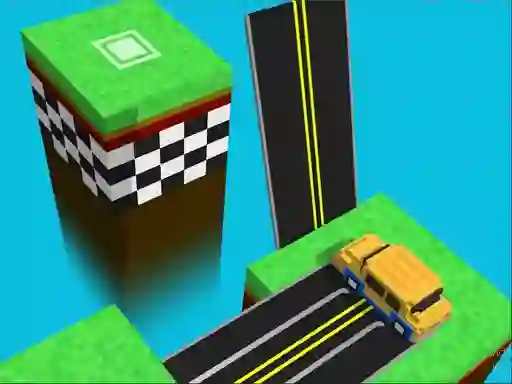 खेल Blocky Taxy ZigZag ऑनलाइन