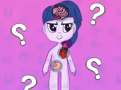 खेल My Little Pony Learning The Body ऑनलाइन