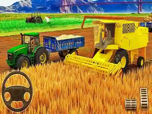 खेल US Modern Tractor Farming Game 3D 2022 ऑनलाइन