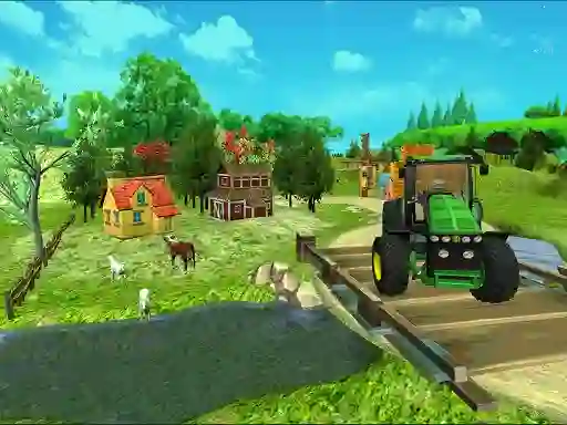खेल Cargo Tractor Farming Simulation Game ऑनलाइन