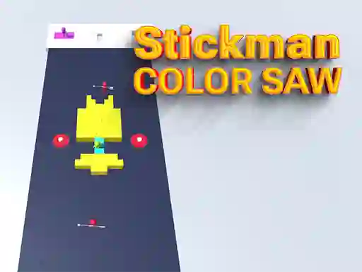 खेल Stickman Color Saw ऑनलाइन