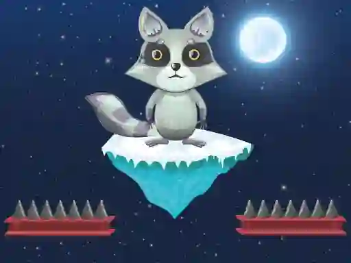खेल Jumping Raccoon ऑनलाइन