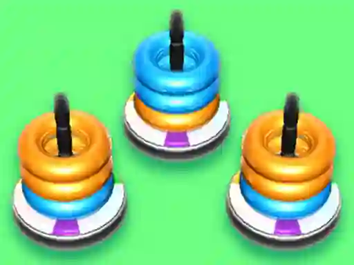 खेल Hoop Stack Color ring ऑनलाइन