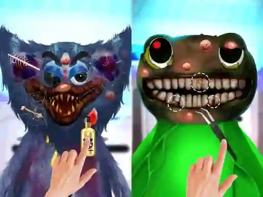 खेल Huggy ASMR Monster Makeover ऑनलाइन