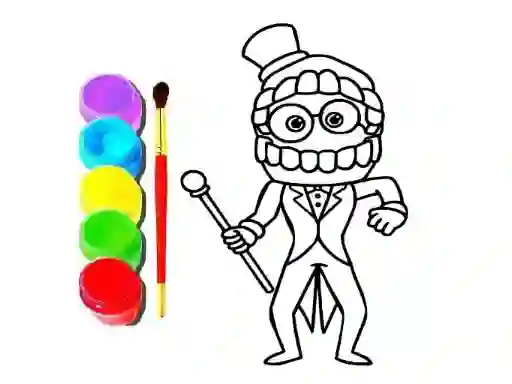 खेल Digital Circus Click and Paint ऑनलाइन