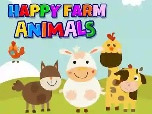 खेल Happy Farm Animals ऑनलाइन