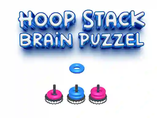 खेल Hoop Stack Brain Puzzle Game ऑनलाइन