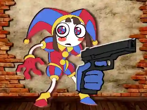 खेल Pomni Maze Shooter ऑनलाइन