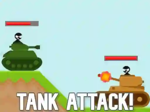 खेल Stickman Tanks ऑनलाइन