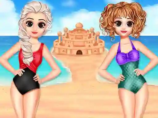 खेल Princess Summer Sand Castle ऑनलाइन