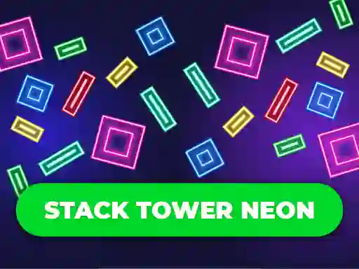 खेल Stack Tower Neon: Keep Blocks Balance ऑनलाइन