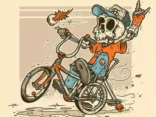 खेल Halloween Bike Ride ऑनलाइन