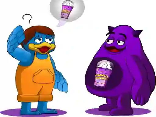 खेल Grimace Monster Dop Story ऑनलाइन