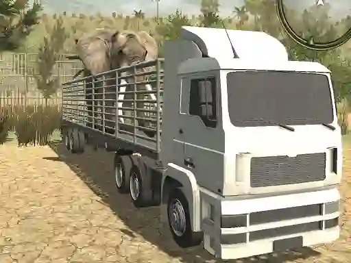 खेल Offroad Truck Animal Transporter ऑनलाइन