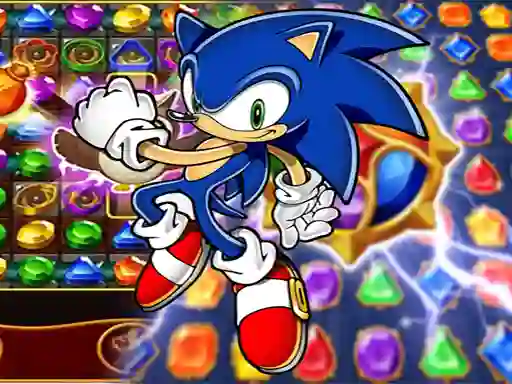खेल Sonic Gold Match 3 ऑनलाइन