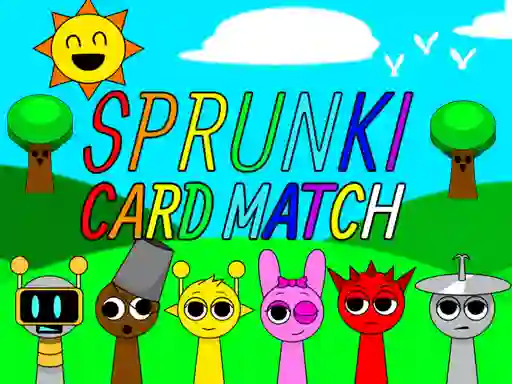 खेल Sprunki Card Match ऑनलाइन