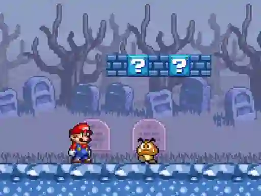 खेल Super Mario Bros Star Scramble 2 Ghost island ऑनलाइन