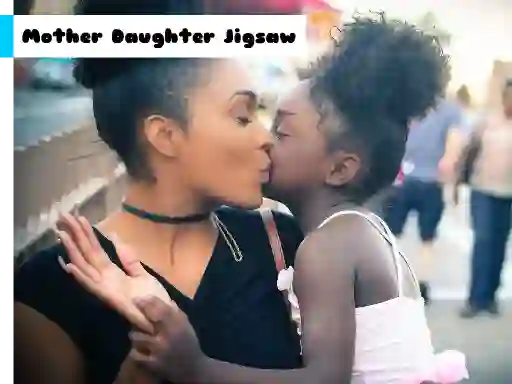 खेल Mother Daughter Jigsaw ऑनलाइन