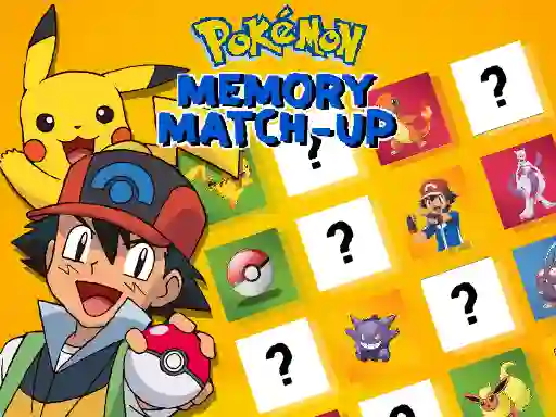 खेल Pokemon Memory Match-Up ऑनलाइन
