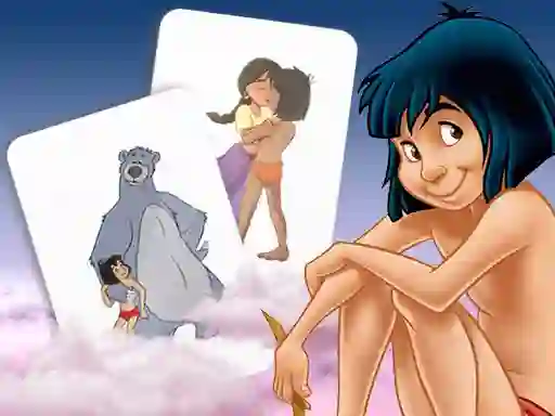 खेल Mowgli Memory card Match ऑनलाइन