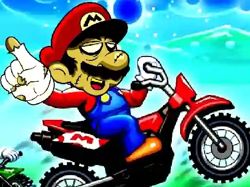 खेल Super Mario Halloween Wheelie ऑनलाइन