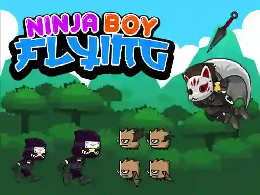 खेल Ninja Boy Flying ऑनलाइन
