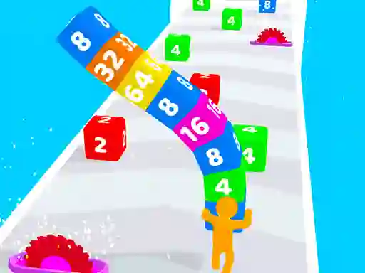 खेल Cube Stack 2048 ऑनलाइन