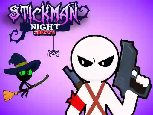 खेल Stickman Night Survive ऑनलाइन