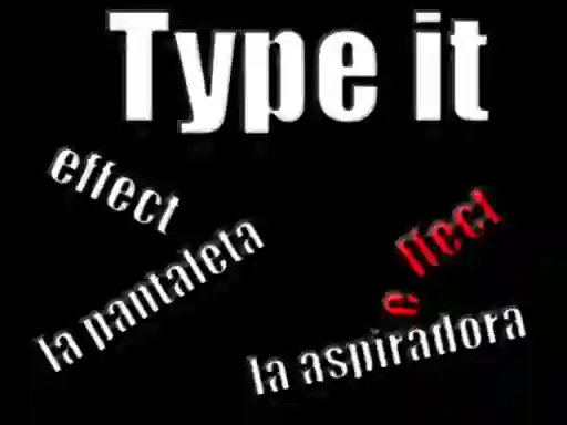 खेल Type it ऑनलाइन