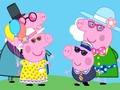 खेल Peppa सुअर: परिवार ड्रेस अप  ऑनलाइन