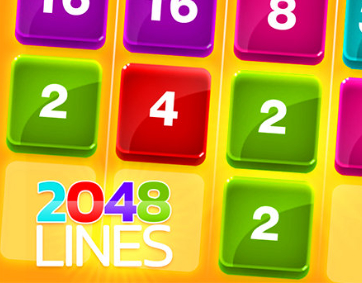 खेल 2048 लाइन्स  ऑनलाइन