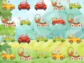 खेल Bunnies ड्राइविंग कारें मैच 3  ऑनलाइन