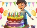 खेल रंग पुस्तक: जन्मदिन की पार्टी  ऑनलाइन