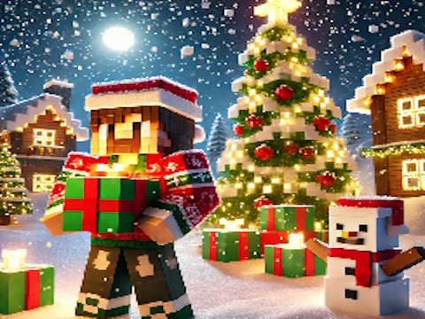 खेल Minecraft क्रिसमस आरा  ऑनलाइन