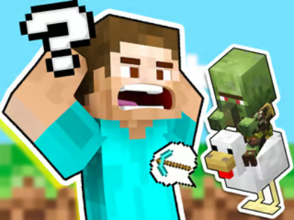 खेल बच्चों की प्रश्नोत्तरी: Minecraft की आवाज़ का अनुमान लगाएं  ऑनलाइन