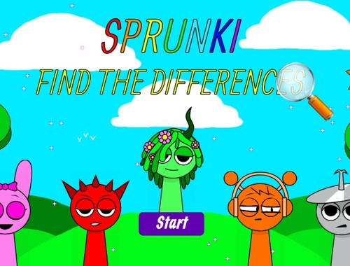 खेल Sprunki मतभेदों का पता लगाएं  ऑनलाइन
