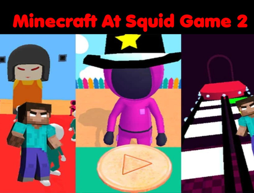खेल स्क्वीड गेम 2 में Minecraft  ऑनलाइन