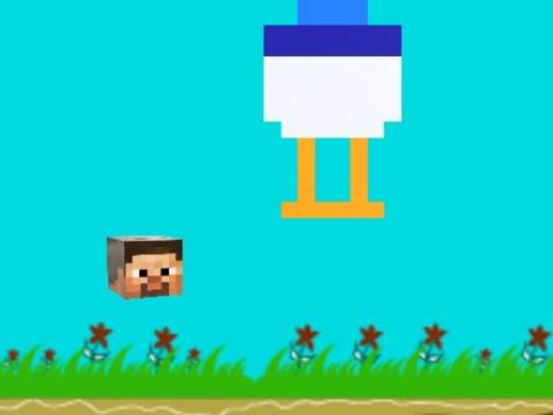 खेल चिकन जॉकी फ्लैपी Minecraft ऑनलाइन